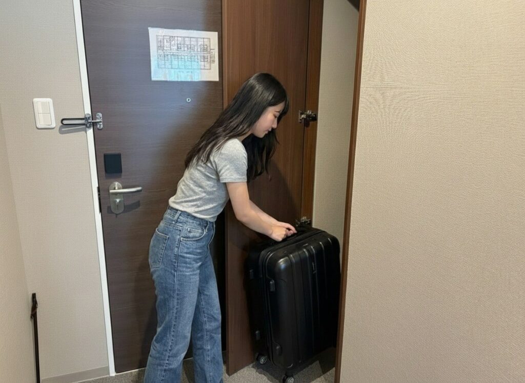 抵达 — 17.5 ㎡，有充足的行李空间